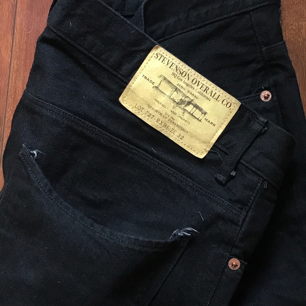 STEVENSON OVERALL BLACK JEANS